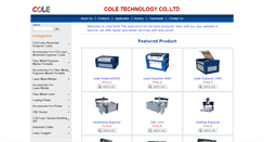 Desktop Screenshot of cncoletech.com