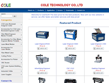 Tablet Screenshot of cncoletech.com